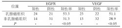 EGFR、VEGF在乳腺癌中的表达及病理价值